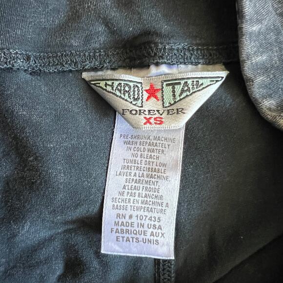 Hard Tail Forever Black Legging Pants Activewear Pilates Athleisure XS - Picture 7 of 8